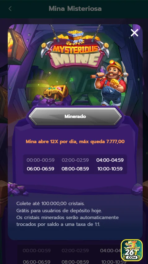 Promoções e bônus exclusivos do cassino 26t.com.